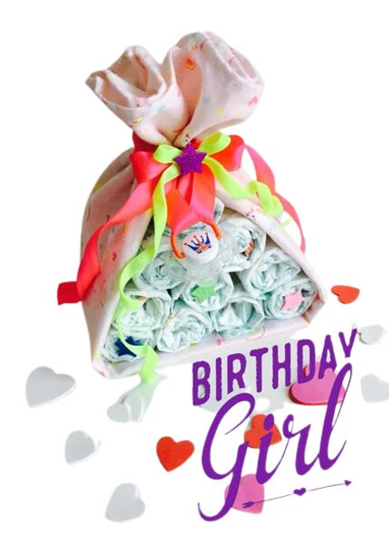 Pamperu torte "Svētku trijstūris"