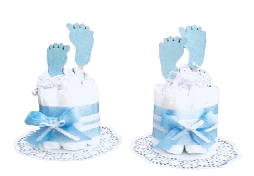 Mini Pamperu Torte "Pēdiņas"